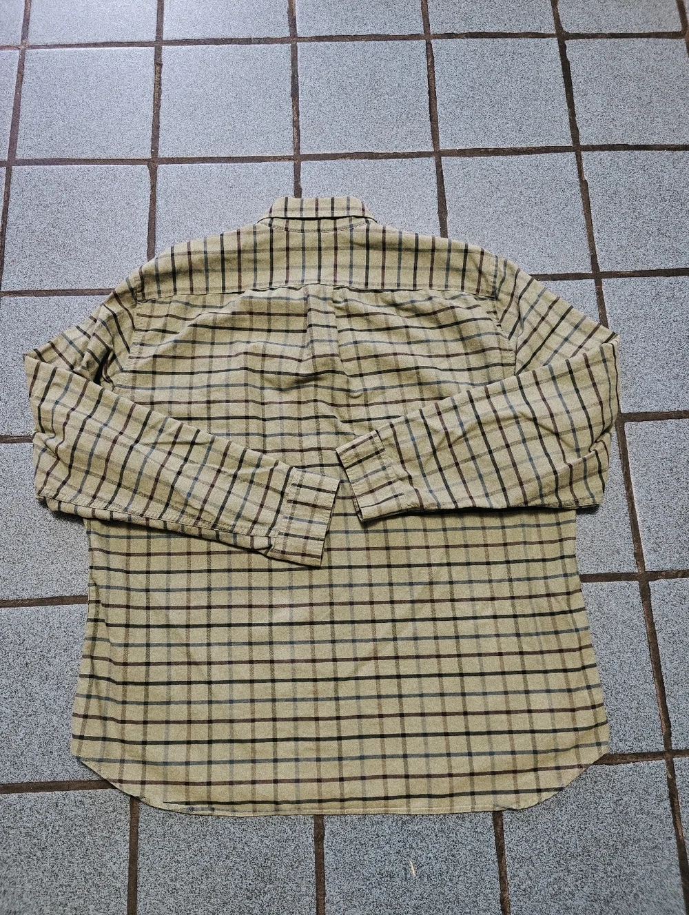 J. Crew Mercantile Flex Plaid Button-Down Shirt – Men's XL